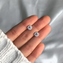 Aros Infinito con Cubics Engarzados