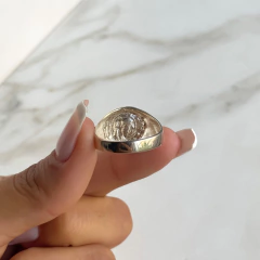 Imagen de anillo san benito con oro (cod an386)