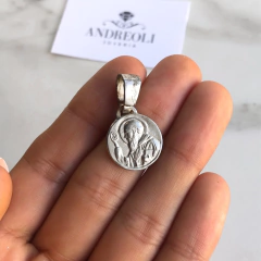 Medalla San benito plata y oro (cod di130) - comprar online