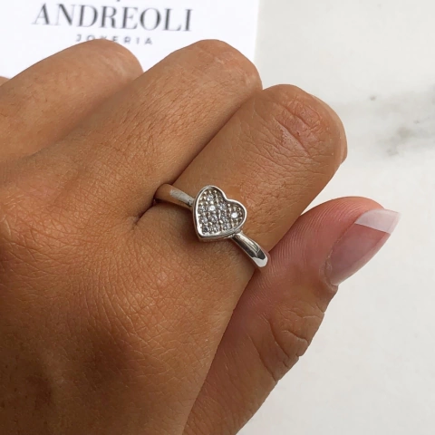 anillo corazon con cubics (cod an184)