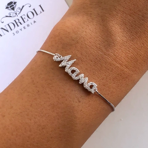 pulsera centro mama con cubics (cod p066)