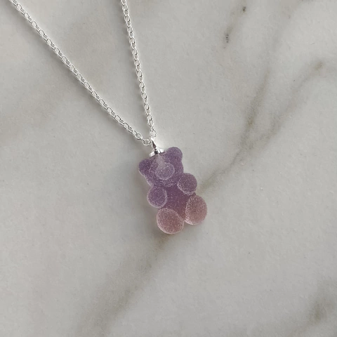 conjunto osito de goma lila (cod c346)