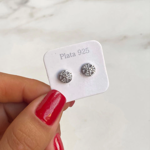 Aros con Cubics engarzados (cod ar367)