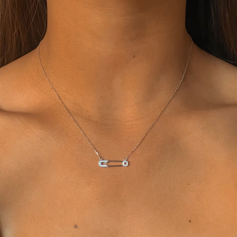 conjunto alfiler de gancho con cubics (Cod c243)