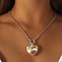 Cadena Rolo y Cristales de Austria (Sw)