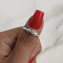 anillo con cubics (cod an423) - comprar online