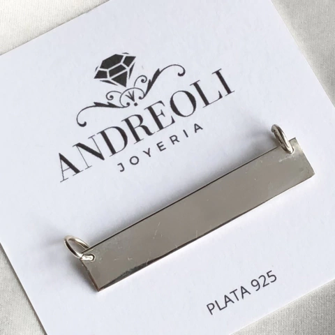 Barra lisa de Plata 925