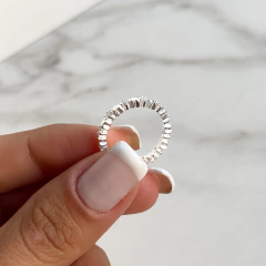 anillo sin fin de estrellas y cubics (cod an356) - comprar online