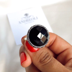 Anillo centro Ónix (cod an230) - comprar online