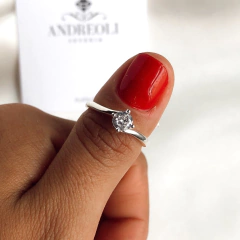 Anillo Solitario cubic - comprar online