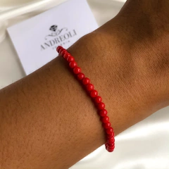 Pulsera de Coral Rojo - comprar online