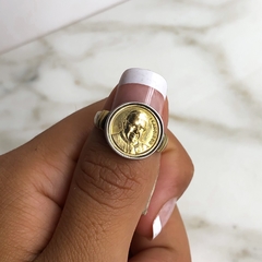 anillo papa francisco plata y oro (cod an267) - comprar online