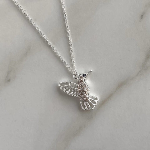 conjunto colibri con cubics ambar (cod c345)