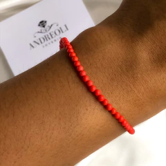Pulsera de Coral 3mm (cod p210)
