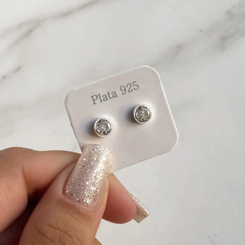 aros pasante con cubic tipo susanito (cod ar603)