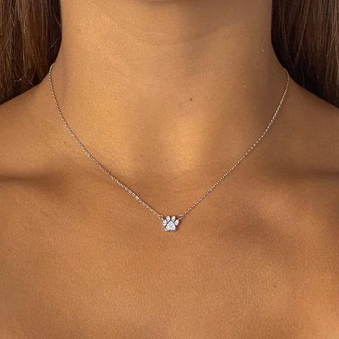 conjunto huellita con cubics (cod c305)