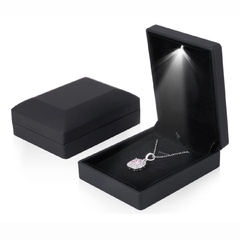 Estuche led para conjunto o dije interior de pana