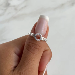 anillo centro circulo con cubics (cod an372)