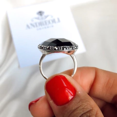 Anillo centro Ónix (cod an230) - tienda online