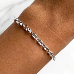 pulsera eslabon gucci (cod p111)