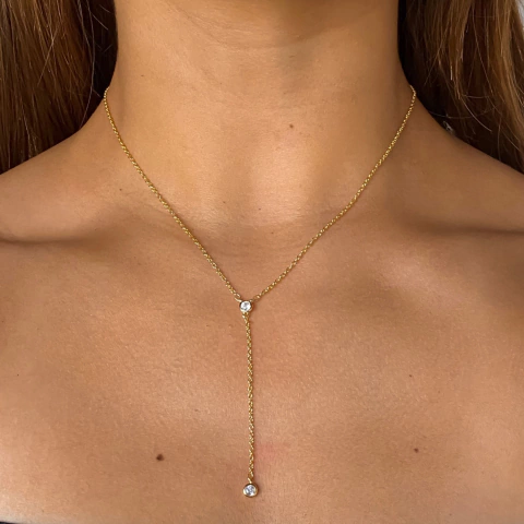 corbatero con cubics de plata gold (cod c268)