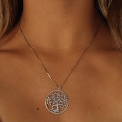 Conjunto Árbol de la vida Plata 925 Rodinada