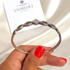 esclava con cubics (cod p079) - ANDREOLI JOYERIA 