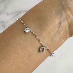 pulsera multidijes con cubics (cod p245) - tienda online