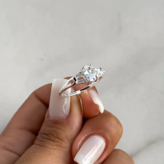Anillo centro cubic diseño (Cod an767) en internet