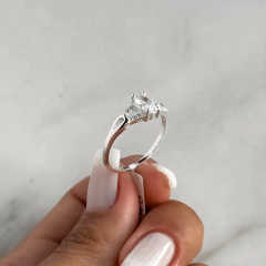 Anillo centro cubic diseño (Cod an767) - tienda online