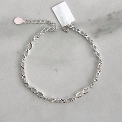 pulsera facetada con infinito (cod p248) en internet