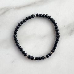 pulsera de obsidiana elastizada 3mm (cod p214) - comprar online
