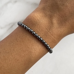 pulsera de hematite 3mm (Cod p211)