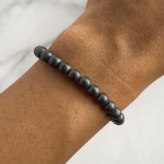 pulsera de onix mate 6mm (cod p208)