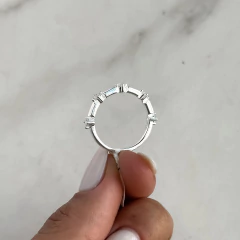 anillo medio sin fin diseño (Cod an991) - tienda online