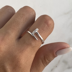 Anillo tiffany con cubics (Cod an451)