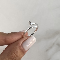 Anillo tiffany con cubics (Cod an451) - comprar online