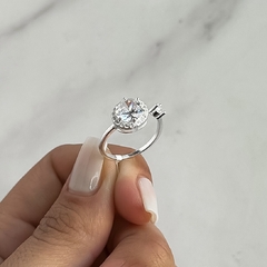 Anillo regulable con cubics engarzados (Cod an692) - comprar online