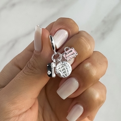 dije estilo pandora "i love travel" (cod di180)