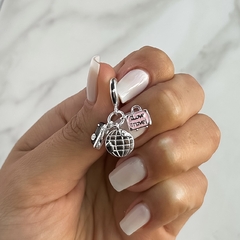 dije estilo pandora "i love travel" (cod di180) - comprar online