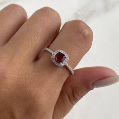 anillo centro cubic bordo (cod AN466)