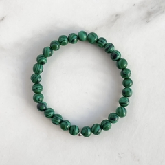 pulserade malaquita 6mm elastizada (cod p221) - comprar online