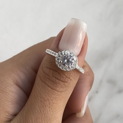 anillo con cubics (Cod an487) - comprar online