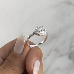 anillo con cubics (Cod an487) - ANDREOLI JOYERIA 