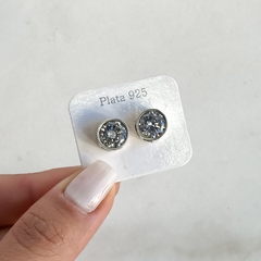 aros pasante susanito con cubics 10 mm (cod Ar809) - comprar online