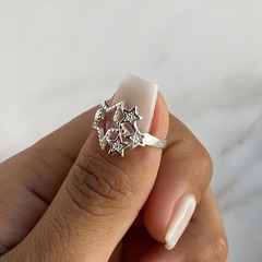 anillo centro estrellas (Cod an629) - comprar online