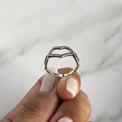 anillo centro corazones (Cod an611) en internet