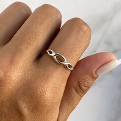 anillo trenzado (cod an610)