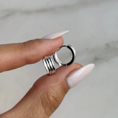 Argollas facetadas Diam 1.2 (Cod Ar1095) - comprar online