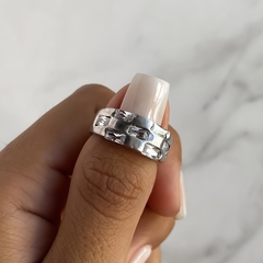 anillo con cubics (cod an602) - comprar online